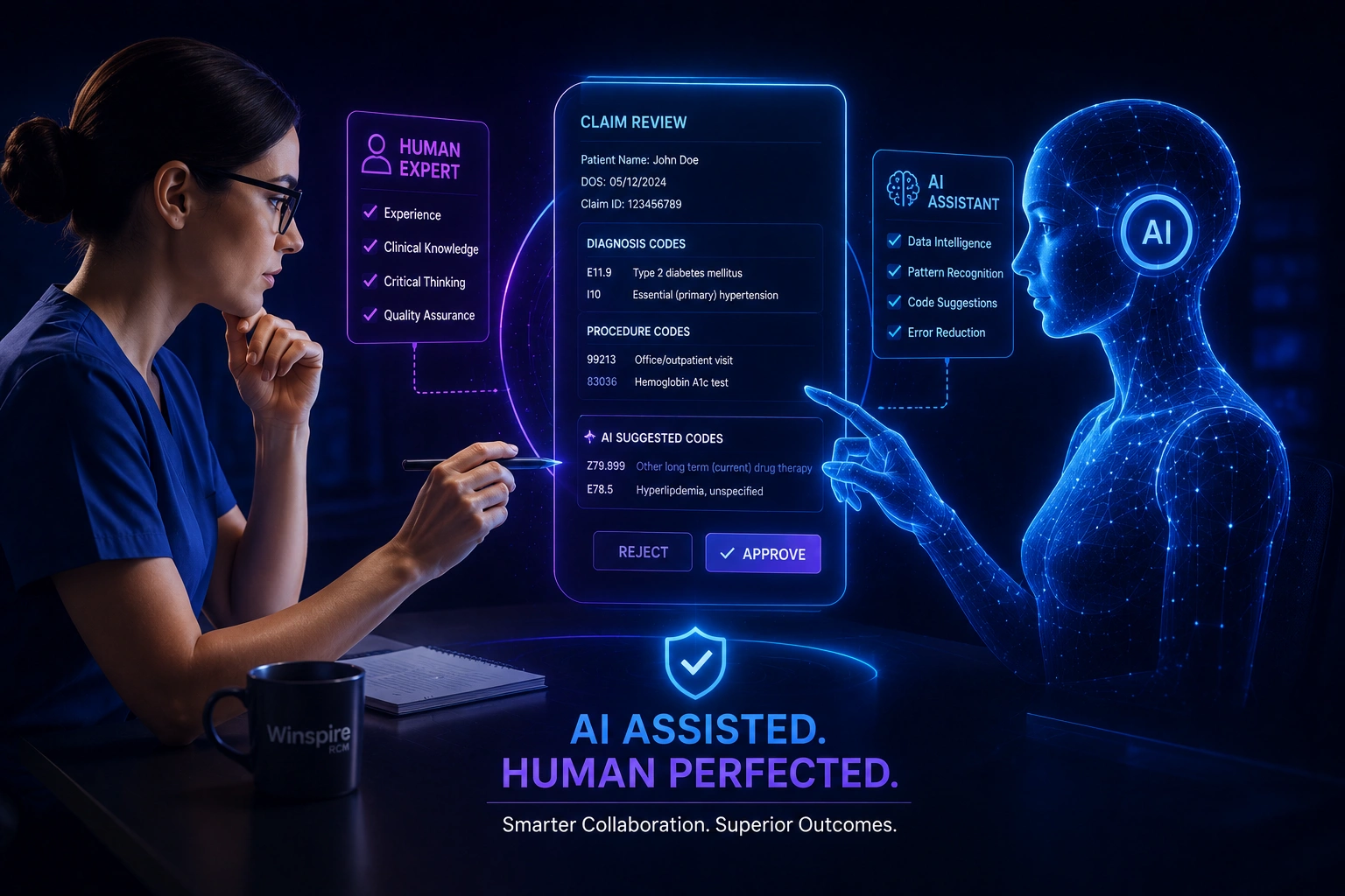 AI Assisted. Human Perfected.